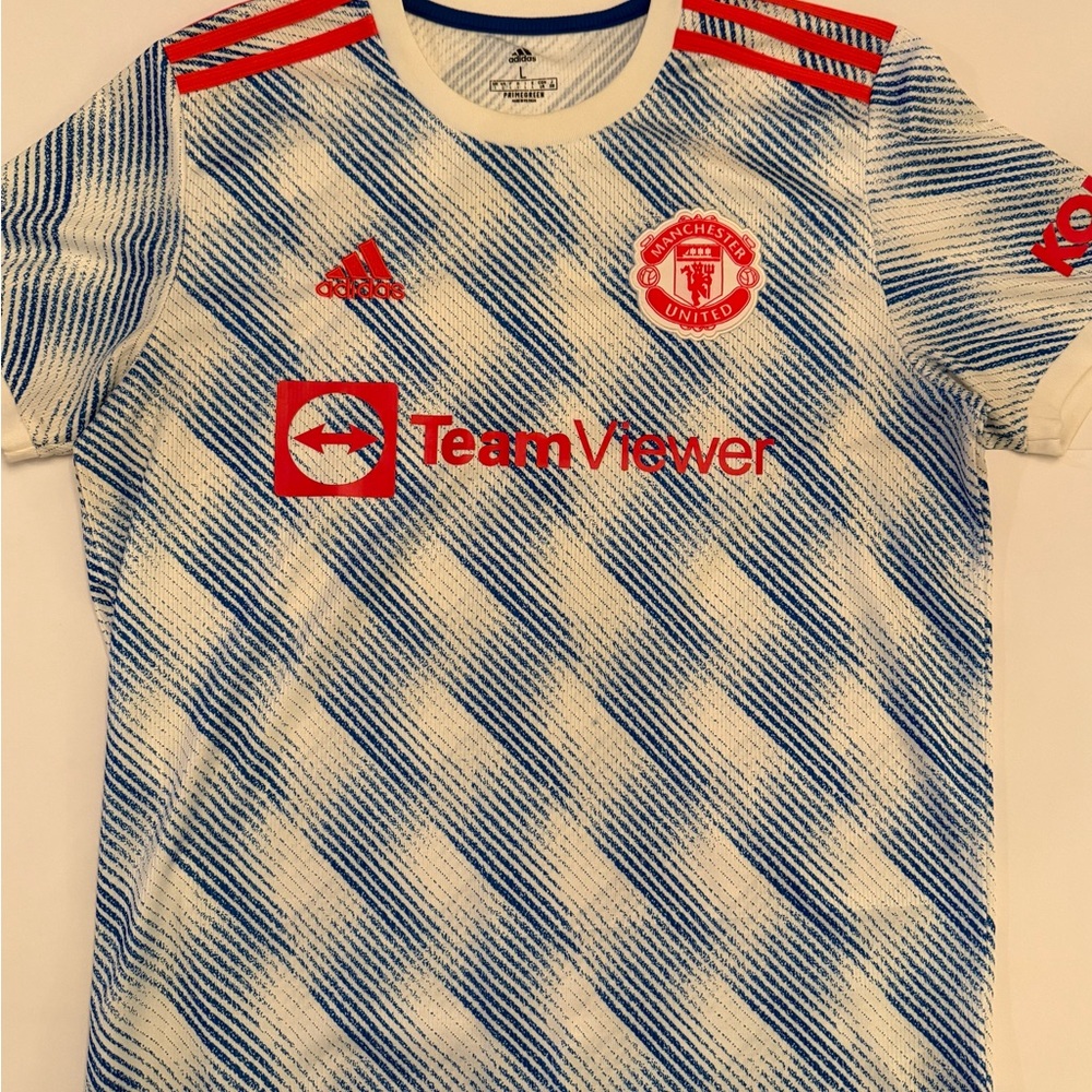 2021-2022 Adidas Manchester United (Away Jersey)  RONALDO - Jersey Men’s L